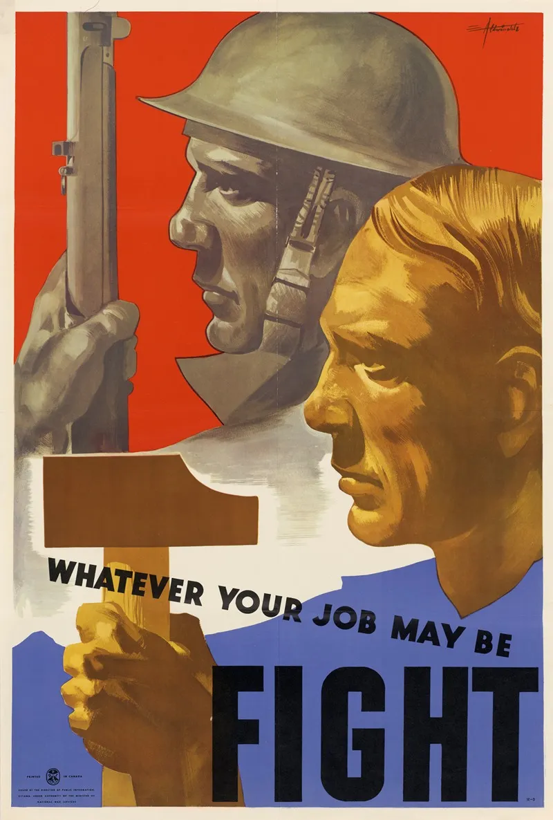 Whatever Your Job May Be Fight Wall Art by Eric Aldwinckle - High-Resolution Digital Print