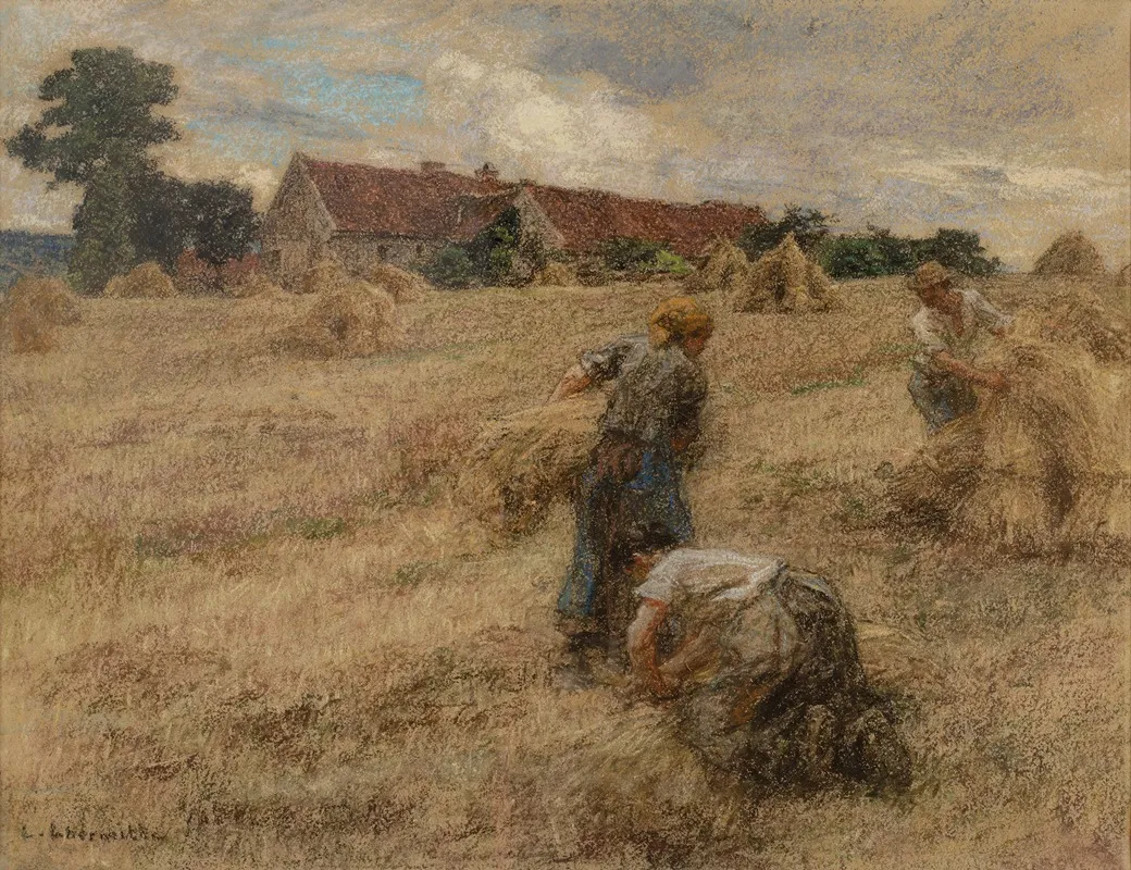 Wheat Reapers Faucheurs Du Ble Wall Art by Léon Lhermitte - High-Resolution Digital Print