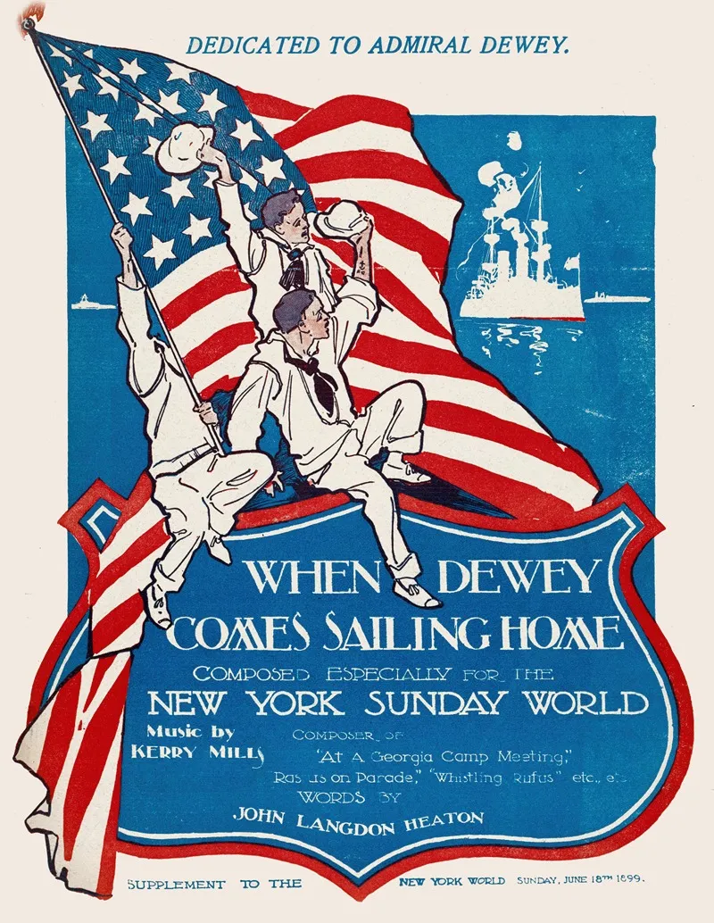 When Dewey Comes Sailing Home Wall Art by Anonymous - High-Resolution Digital Print