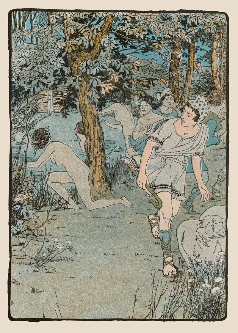When They Saw Theseus They Shrieked And The Shepherds Ran Off