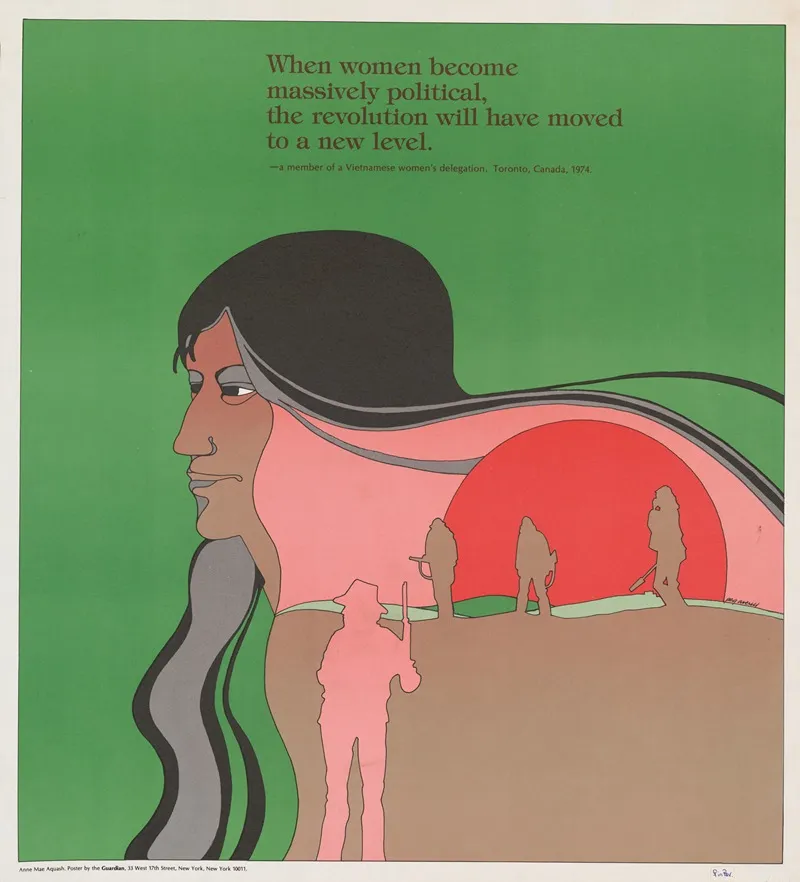 When Women Become Massively Political The Revolution Will Have Moved To A New Level Wall Art by Peg Averill - High-Resolution Digital Print