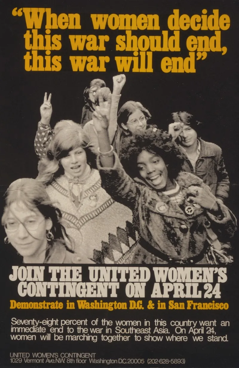 When Women Decide This War Should End This War Will End Join The United Womens Contingent On April 24