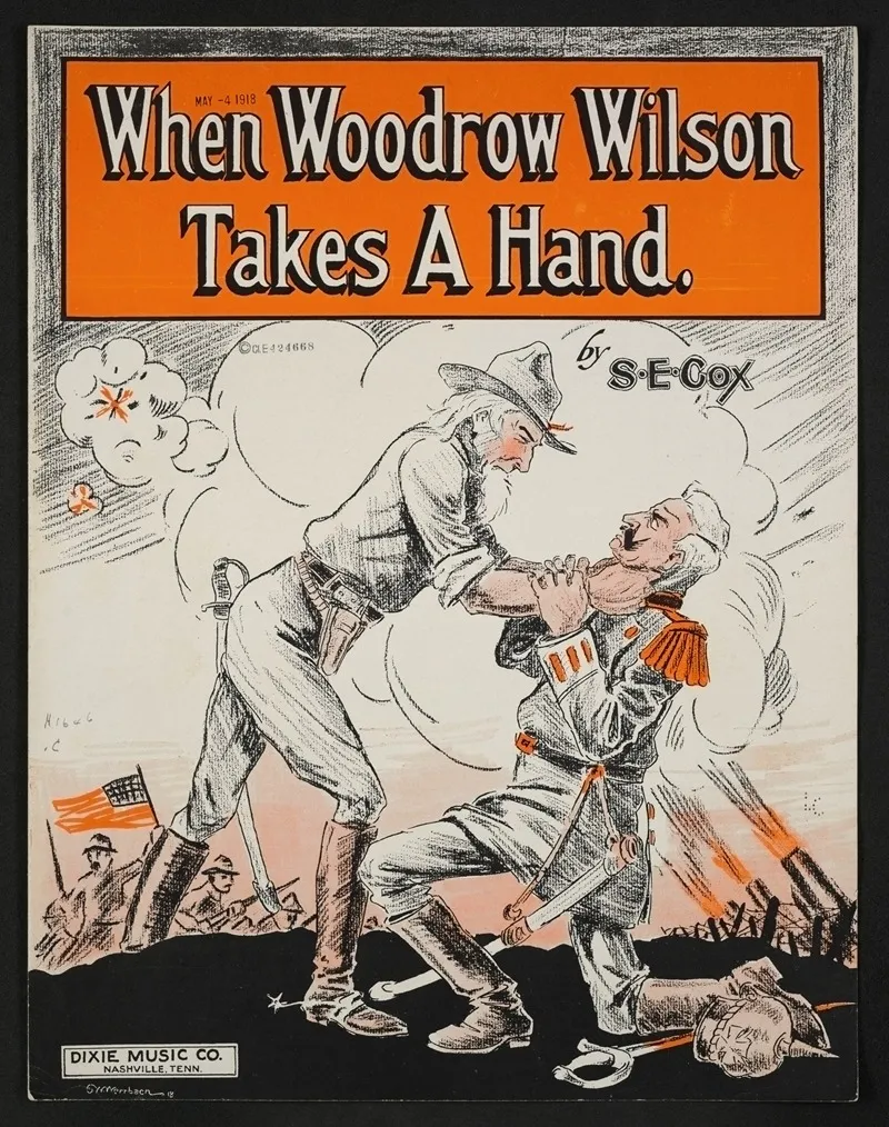 When Woodrow Wilson Takes A Hand Wall Art by Anonymous - High-Resolution Digital Print