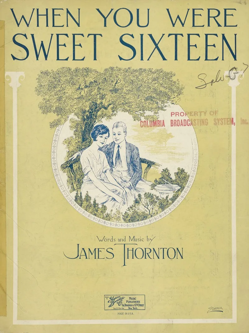 When You Were Sweet Sixteen 2 Wall Art by Anonymous - High-Resolution Digital Print