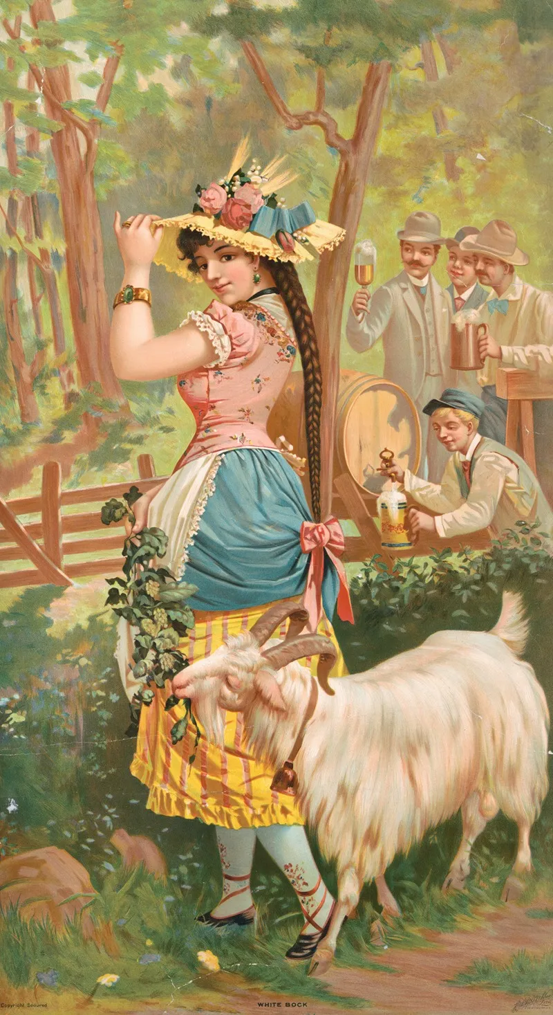 White Bock Wall Art by Henry Jerome Schile - High-Resolution Digital Print