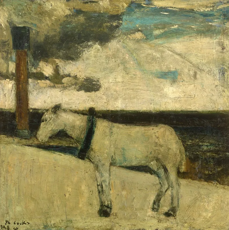 White Horse 3 Wall Art by Philibert Cockx - High-Resolution Digital Print