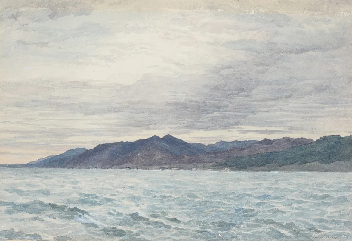 White Rock Point At The Mouth Of The Grey