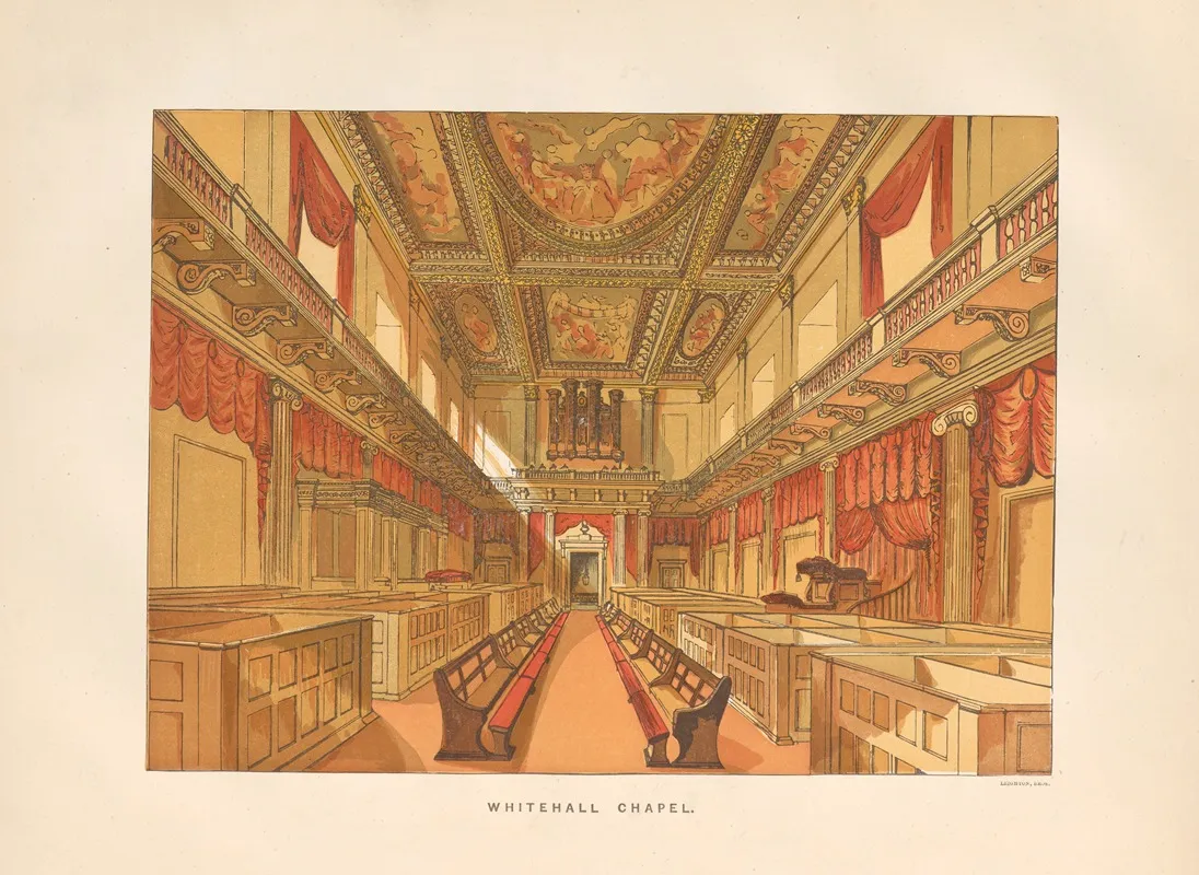 Whitehall Chapel Wall Art by Charles Knight - High-Resolution Digital Print