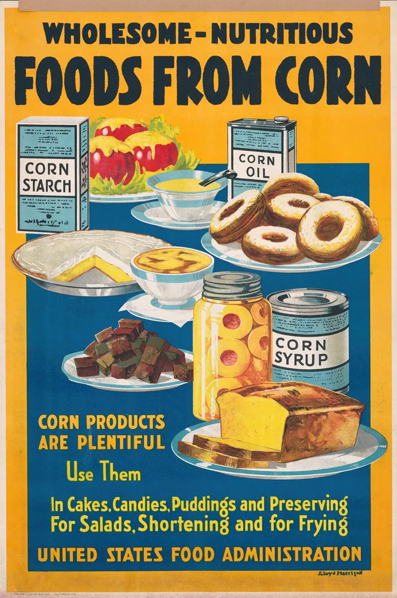 Wholesome Nutritious Foods From Corn Wall Art by Lloyd Harrison - High-Resolution Digital Print