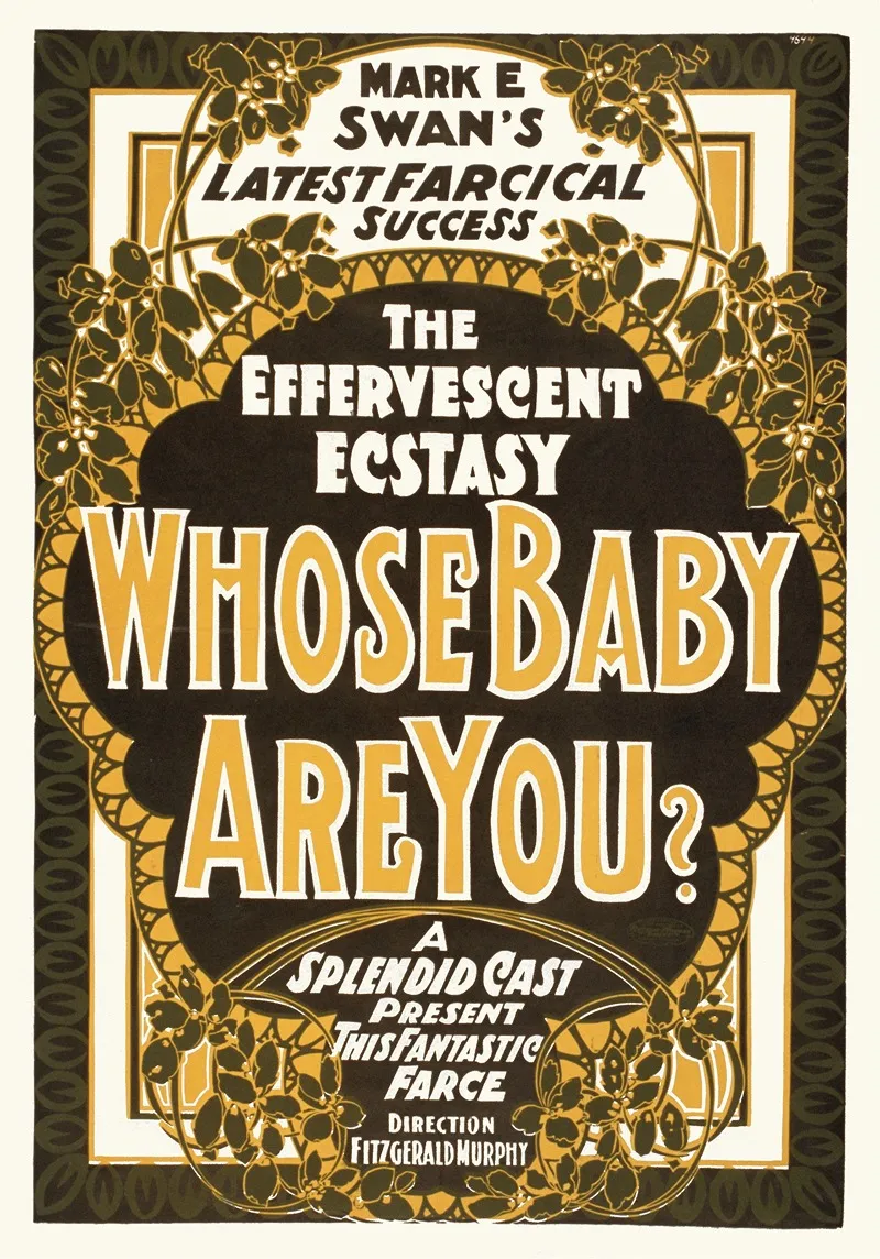Whose Baby Are You Wall Art by U.S. Printing Co. - High-Resolution Digital Print