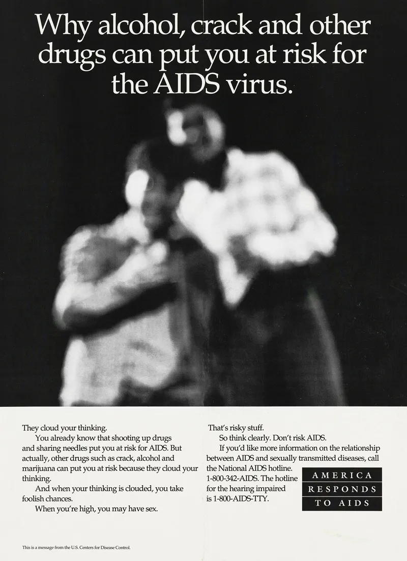 Why Alchoholcrack And Other Drugs Can Put You At Risk For The Aids Virus Wall Art by Centers for Disease Control and Prevention - High-Resolution Digital Print