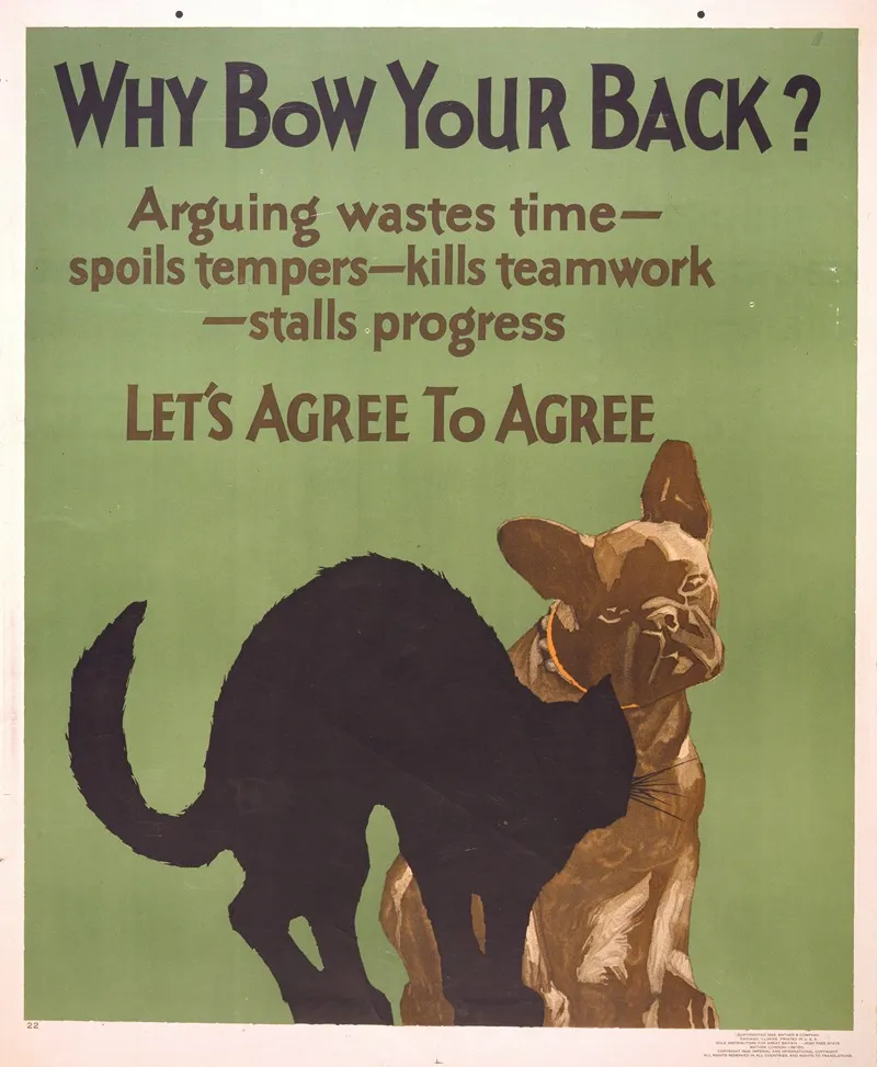 Why Bow Your Back Wall Art by Willard Frederic Elmes - High-Resolution Digital Print