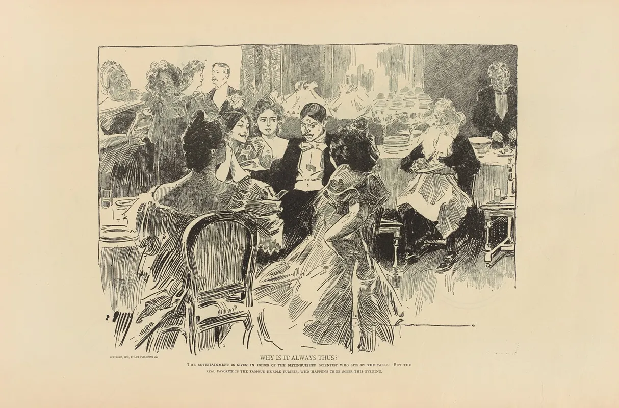 Why Is It Always Thus 2 Wall Art by Charles Dana Gibson - High-Resolution Digital Print