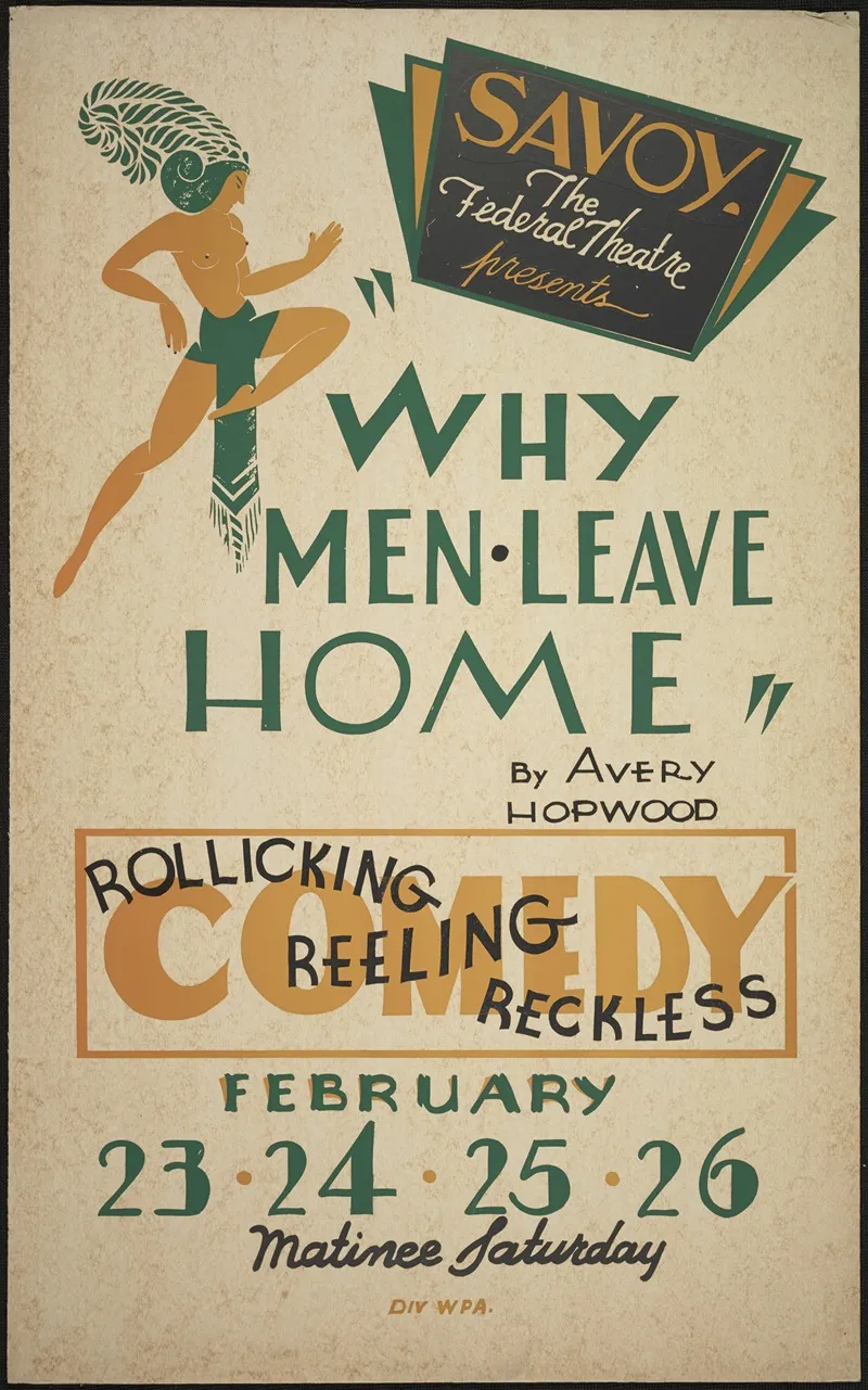 Why Men Leave Home Wall Art by Anonymous - High-Resolution Digital Print