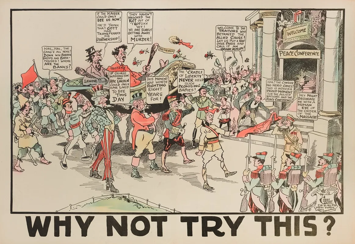 Why Not Try This Wall Art by Carey Cartoon Service - High-Resolution Digital Print