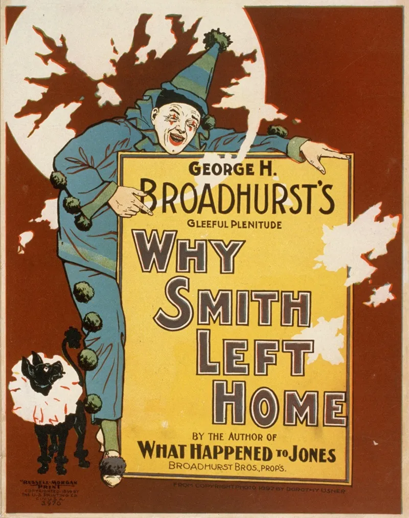 Why Smith Left Home George H Broadhursts Gleeful Plenitude Wall Art by Anonymous - High-Resolution Digital Print
