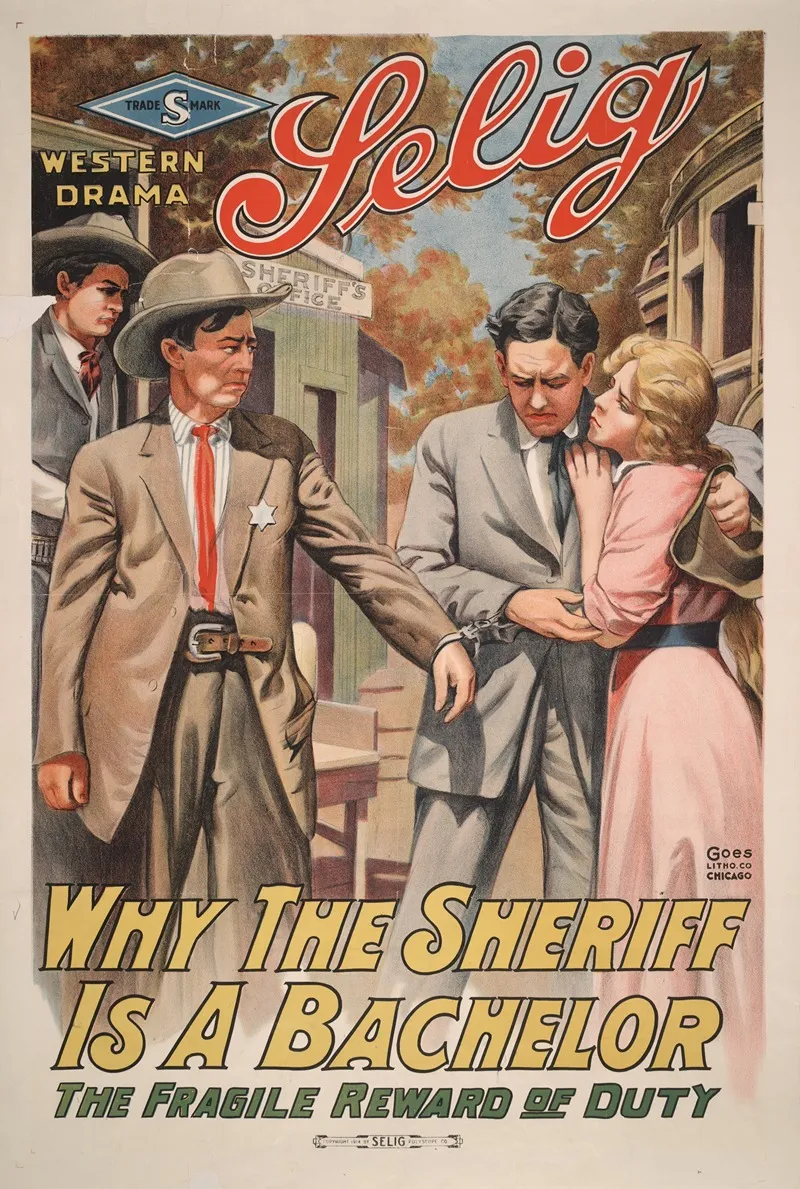 Why The Sheriff Is A Bachelor The Fragile Reward Of Duty Wall Art by Goes Litho. Co. - High-Resolution Digital Print