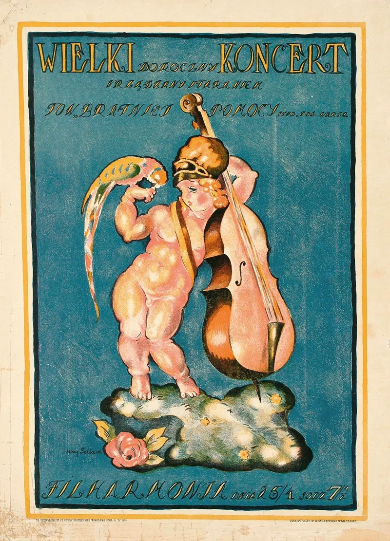 Wielki Doroczny Koncert Urzadzony Staraniem Tow Bratniej Pomocy Stud Pol Warsz Wall Art by Jerzy Gelbard - High-Resolution Digital Print
