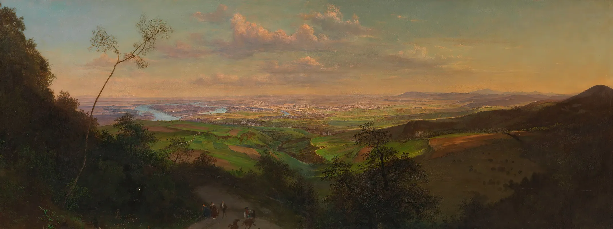 Wien Vom Kahlenberg Aus Gesehen Wall Art by Josef Schwemminger - High-Resolution Digital Print