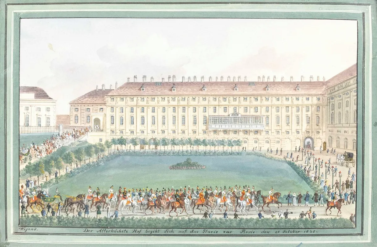 Wiener Hofburg Wall Art by Balthasar Wigand - High-Resolution Digital Print