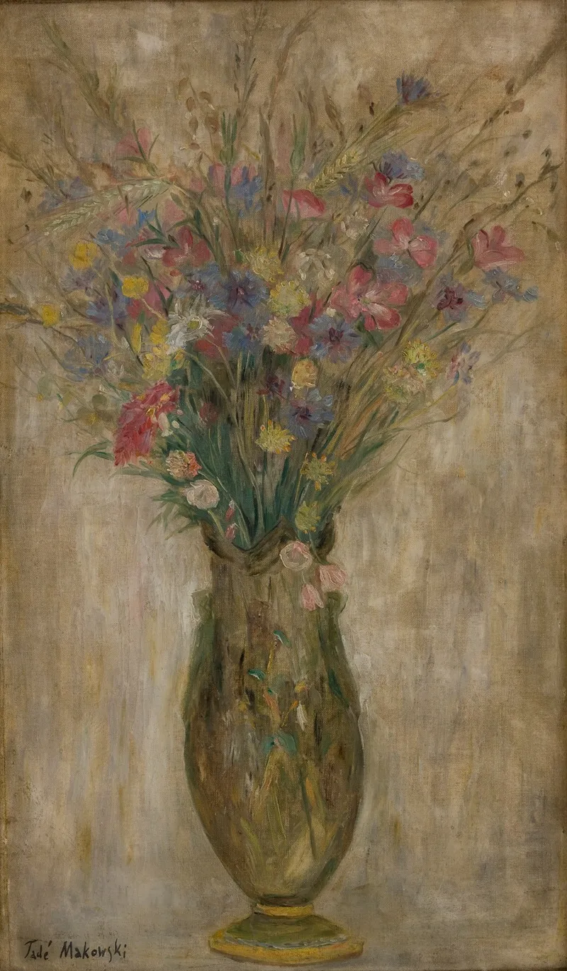Wild Flowers 4 Wall Art by Tadeusz Makowski - High-Resolution Digital Print