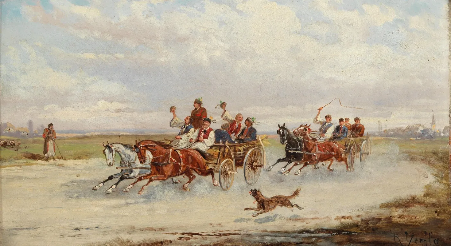 Wilde Fahrt 2 Wall Art by Alfred Steinacker - High-Resolution Digital Print