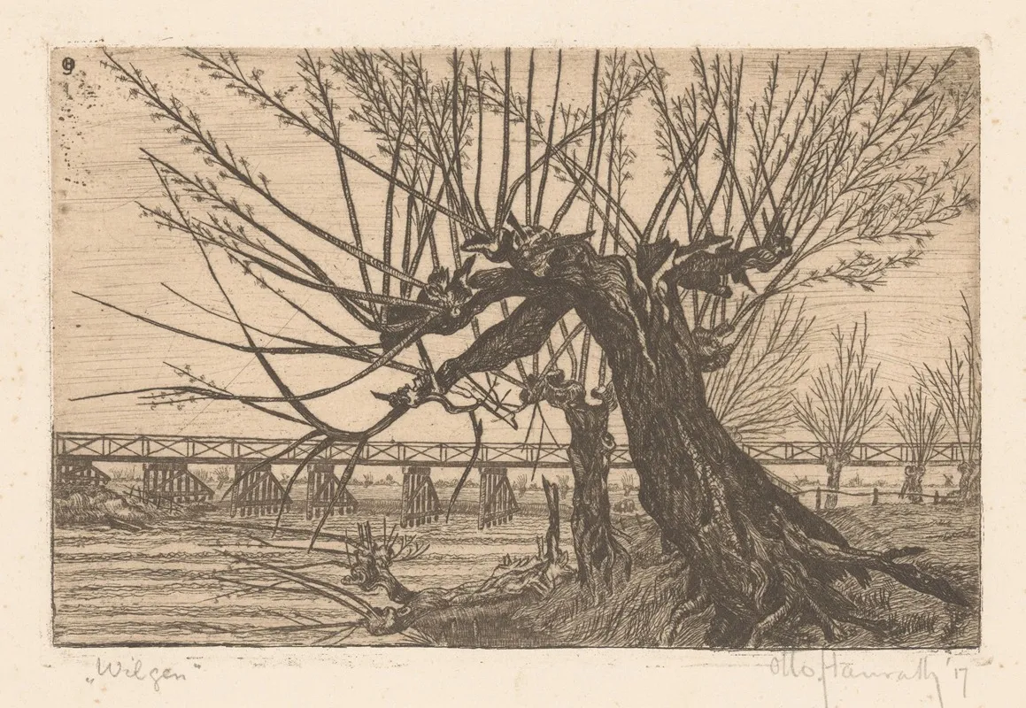 Wilgen Wall Art by Otto Hanrath - High-Resolution Digital Print