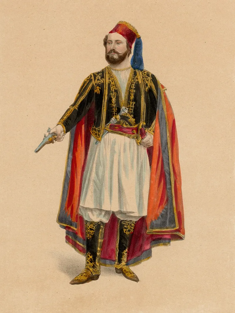 Wilhelm Ebel Als Conrad In Der Seerauber Ballet In 3 Acten Von Paul Taglioni Musik Von Gahrich Wall Art by Louis Veit - High-Resolution Digital Print