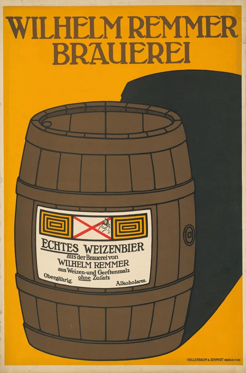 Wilhelm Remmer Brauerei Wall Art by Hollerbaum &amp; Schmidt - High-Resolution Digital Print