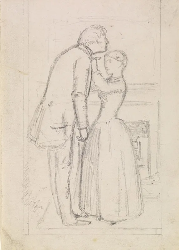 Wilkie Collinss Mr Wrays Cash Box Figure Sketch