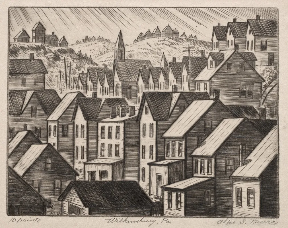 Wilkinsburg Pennsylvania Wall Art by Alpo S. Tuura - High-Resolution Digital Print