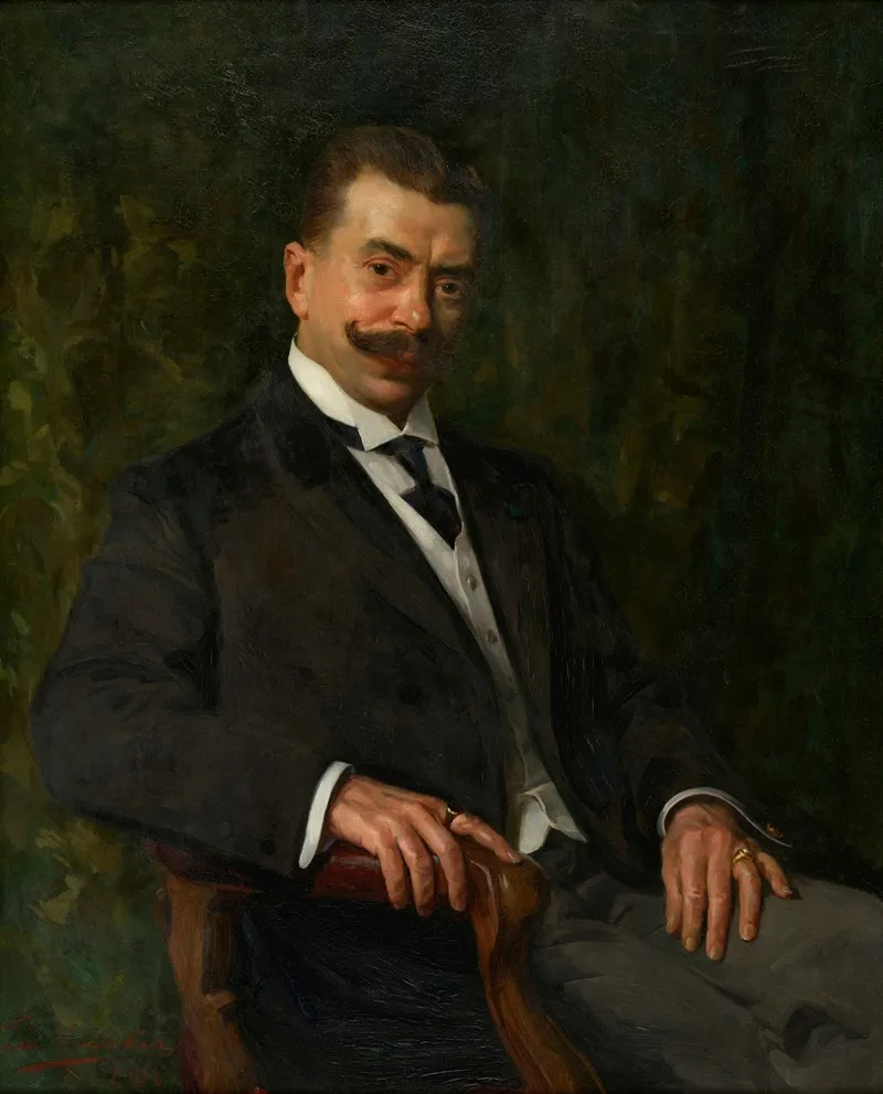 Willem Hendrik Van Bilderbeek 1855 1918 Wall Art by Leo Schaeken - High-Resolution Digital Print