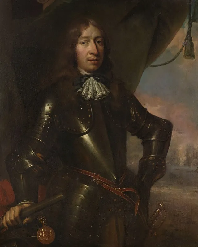 Willem Joseph Baron Van Gendt 1625 1672 Vice Admiral Wall Art by Jan De Baen - High-Resolution Digital Print