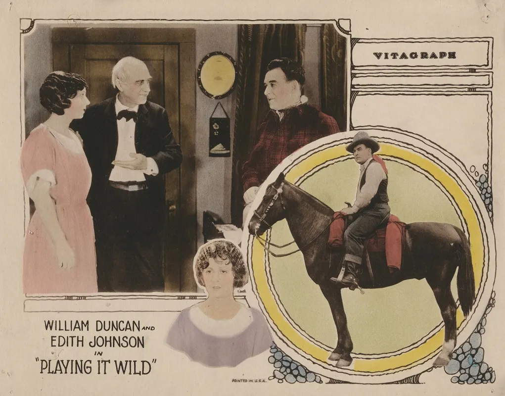 William Duncan And Edith Johnson In Playing It Wild 2