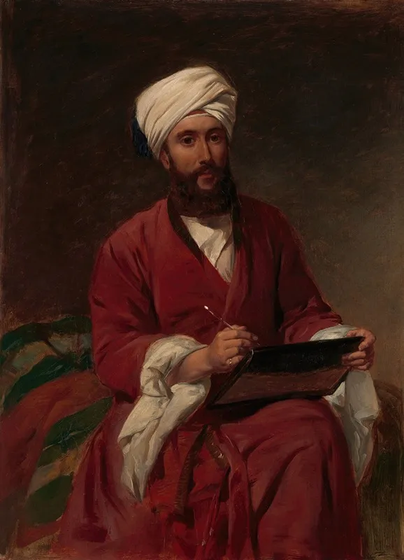 William Edward Dighton 1822 1853 In Middle Eastern Dress