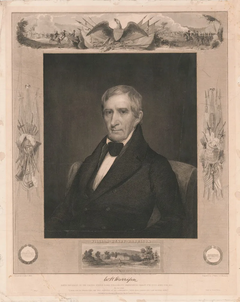 William Henry Harrison 6 Wall Art by Albert Gallatin Hoit - High-Resolution Digital Print