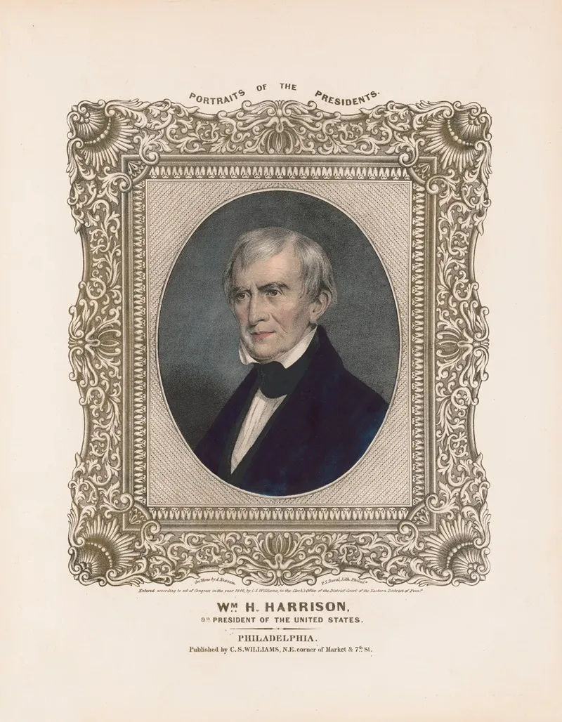 William Henry Harrison 9th President Of The United States