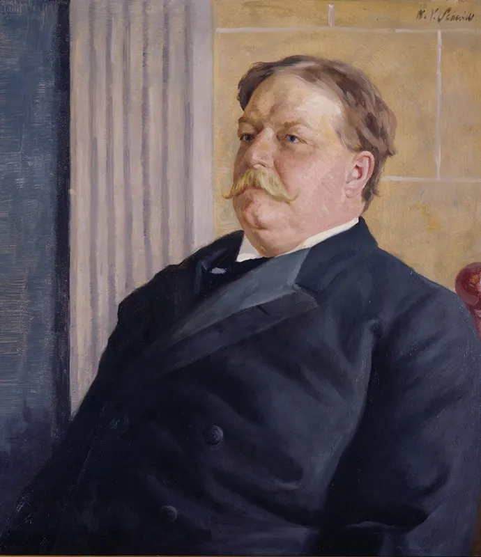 William Howard Taft 2 Wall Art by William Valentine Schevill - High-Resolution Digital Print