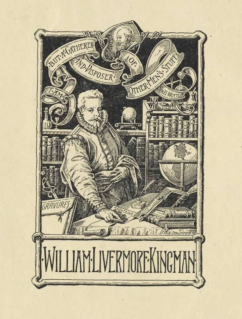 William Livermore Kingman Wall Art by David McNeely Stauffer - High-Resolution Digital Print
