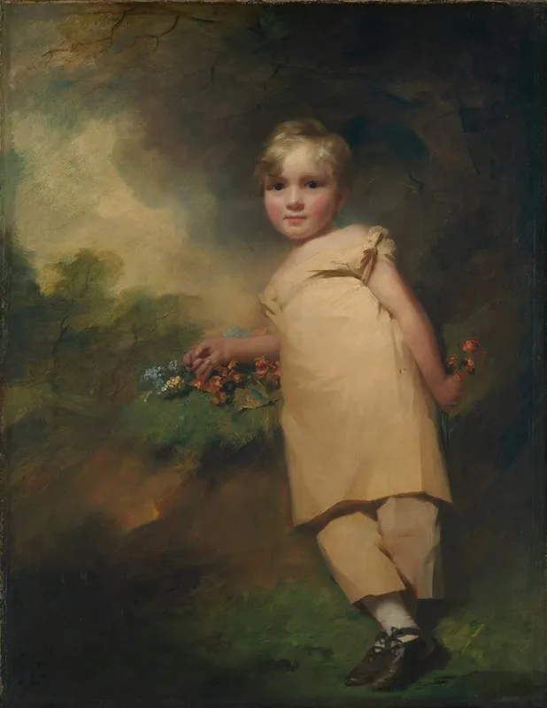 William Scott Elliot Of Arkleton 1811 1901 Wall Art by Sir Henry Raeburn - High-Resolution Digital Print