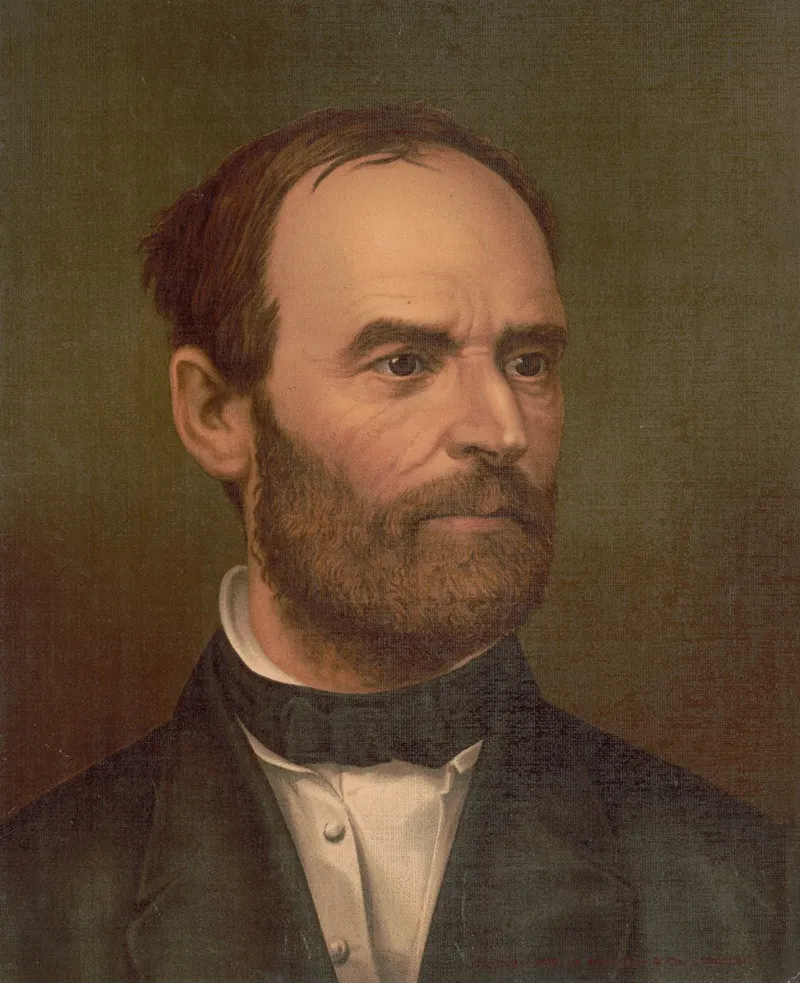 William T Sherman Bust Portrait Facing Right