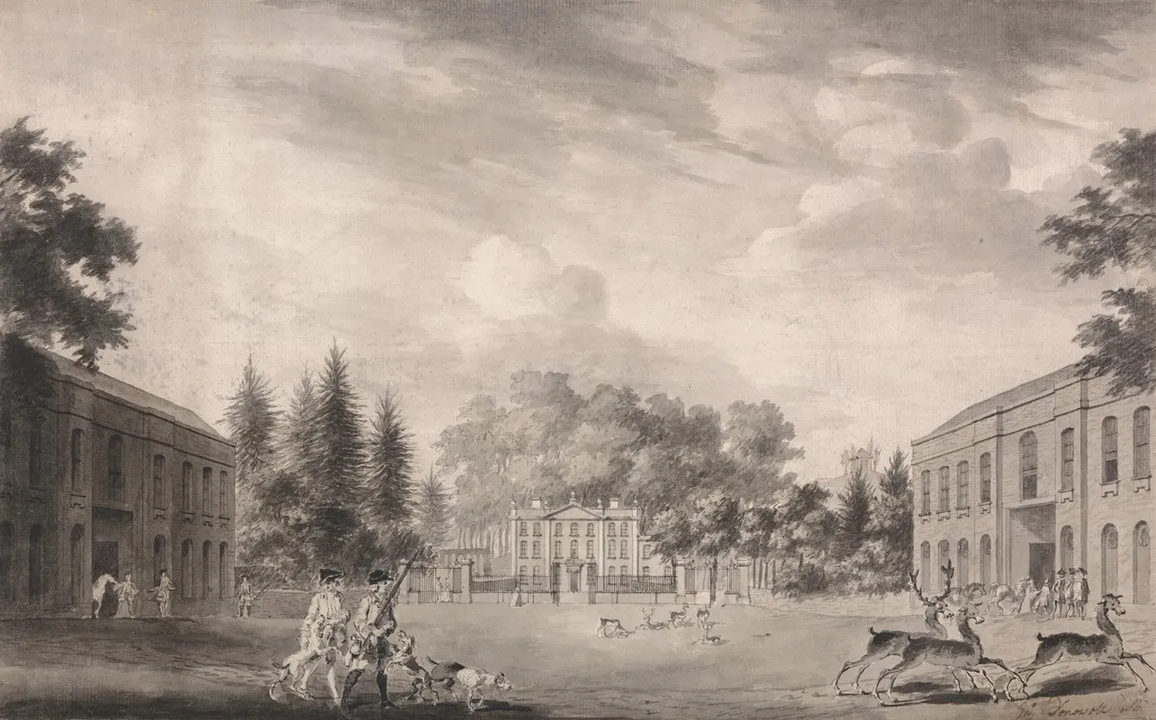 William Turners House At Valence Kent Wall Art by John Donowell - High-Resolution Digital Print
