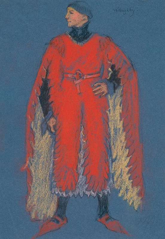 Willoughby Costume Sketch For Henry Irvings Planned Production Of King Richard Ii 2