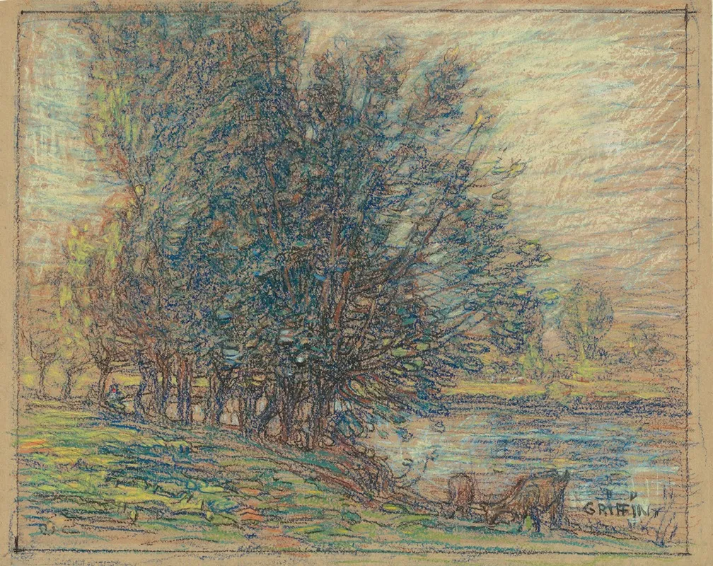 Willows Longprefrance Wall Art by Walter Griffin - High-Resolution Digital Print