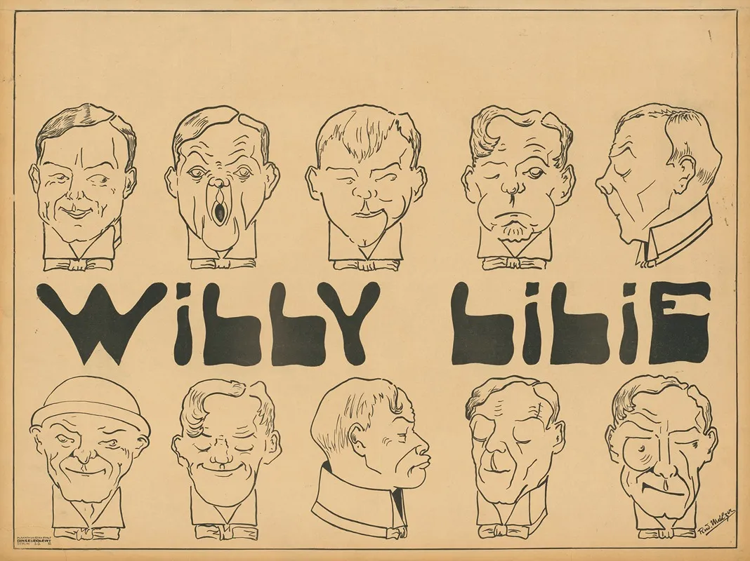 Willy Lilie Wall Art by Rudolf Mälzer - High-Resolution Digital Print