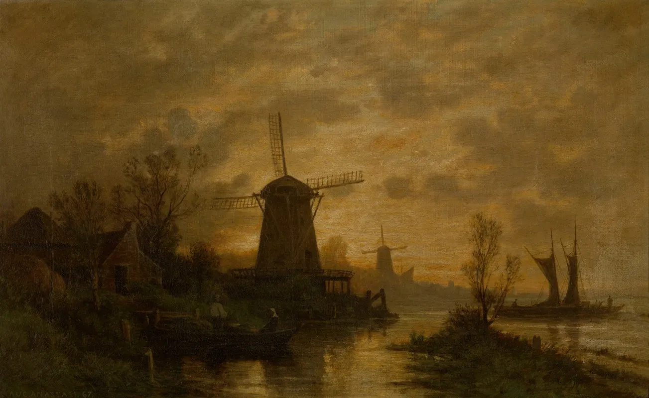 Windmills In Schiedam