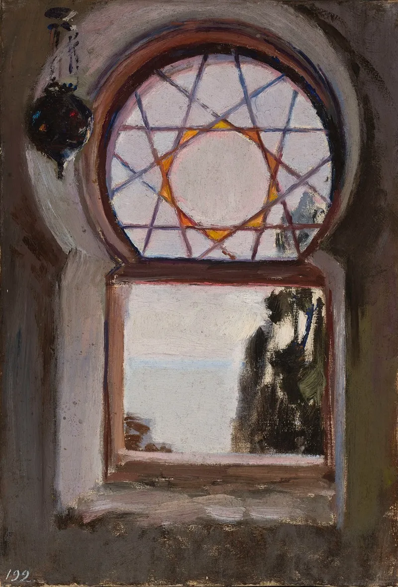 Window Of The Bakhchi Dere Villa In Yalta From The Journey To Crimea
