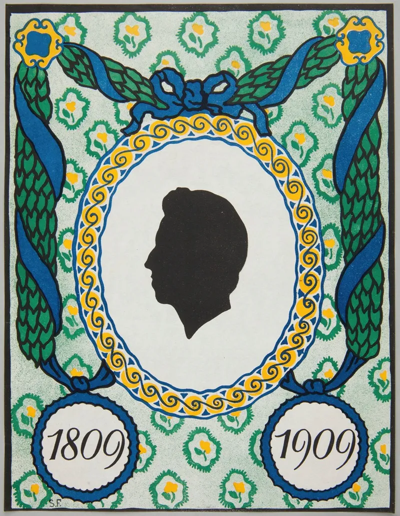 Window Sticker On The Occasion Of The 100th Anniversary Of Juliusz Slowackis Birth