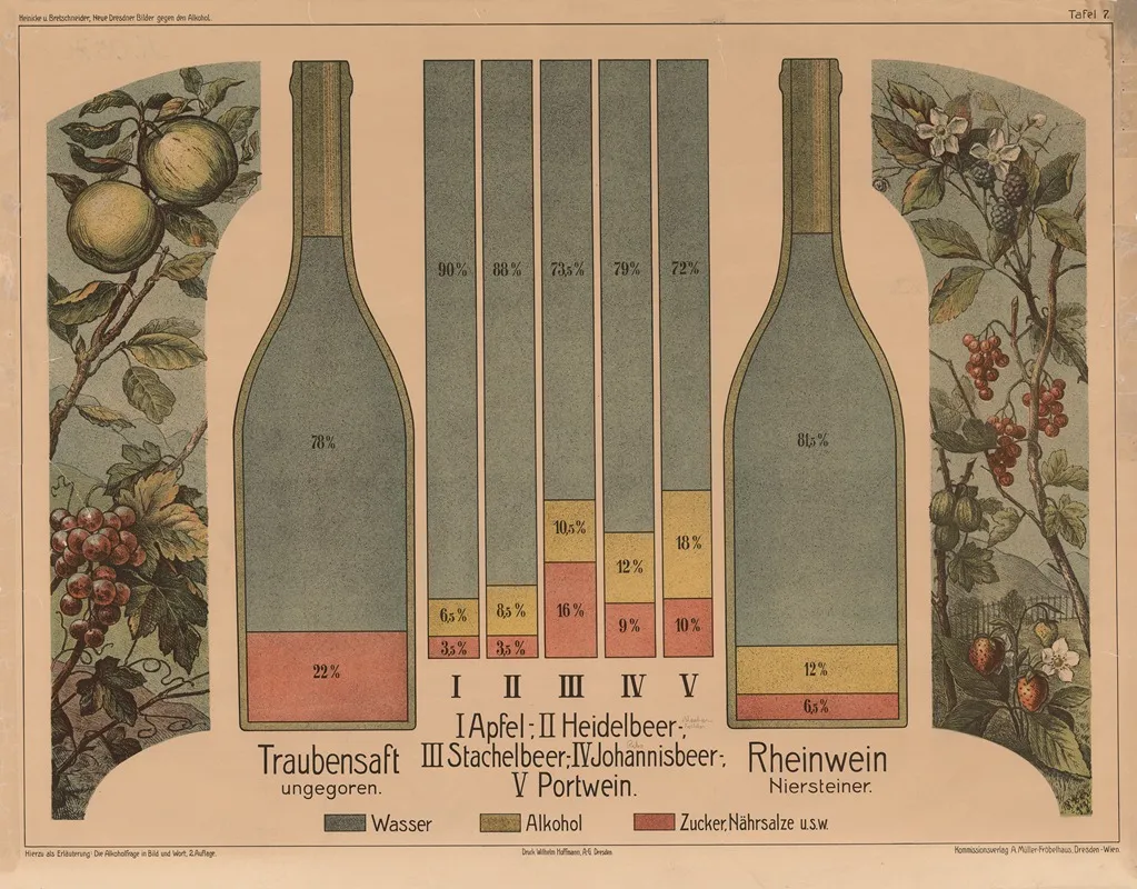 Wines Wall Art by Wilhelm Hoffmann, A.G. - High-Resolution Digital Print