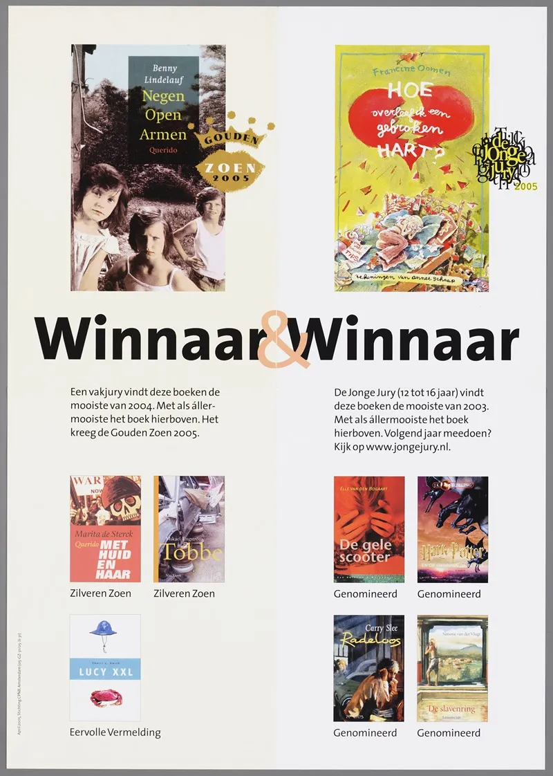 Winnar Deze Boeken De Mooiste Wall Art by CPNB - High-Resolution Digital Print